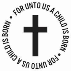 For Unto Us A Child Is Born Cross Word Circle