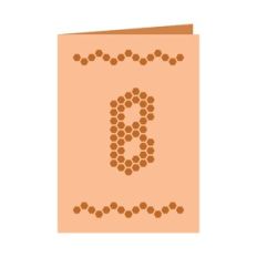 Letter B card