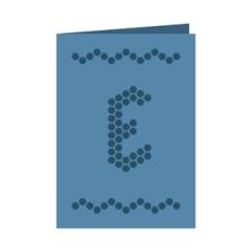 Letter E card