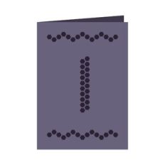 Letter I card