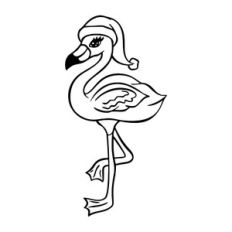 Santa Flamingo