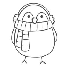 Winter Bird Earmuffs