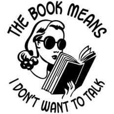 The book means I don't want to talk