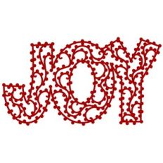 Joy Lace Word Art