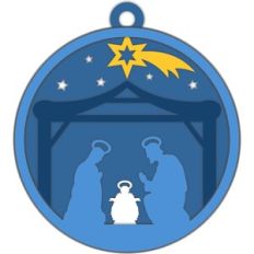nativity scenery tag