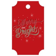Merry And Bright Tag