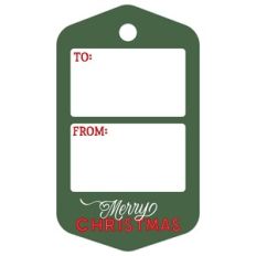 Merry Christmas To and From Tag