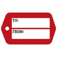 Red To and From Tag