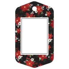 Christmas Floral Tag