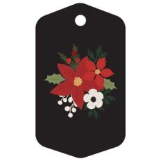 Christmas Floral Tag