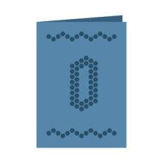 Letter O card