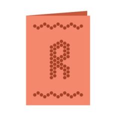 letter R card
