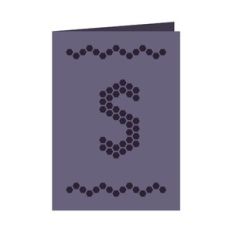 Letter S card