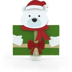 A2 Hugger Gift Card Holder Polar Bear