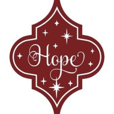 Hope Arabesque Ornament