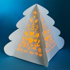 Scandinavian Christmas tree lantern