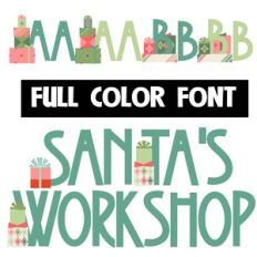 Santa's Workshop 2 Color Font