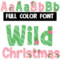 Wild Christmas 2 Color Font