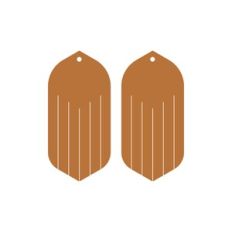 Fringe Tassel Earring Template, Faux Leather Earrings