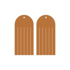 Fringe Tassel Faux Leather Earrings