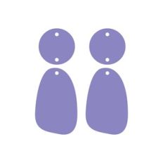 Pebble drop earrings