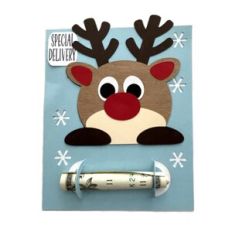 Reindeer Money Roll Card