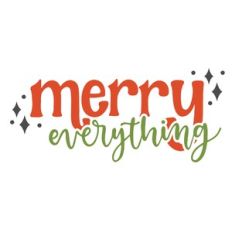 Merry Everything - retro modern design