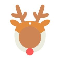 Reindeer Photo Ornament