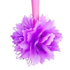 Paper flower Christmas ball