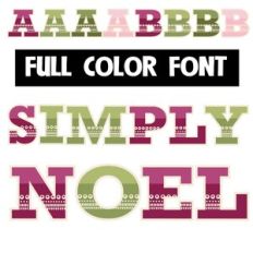 Simply Noel Color Font