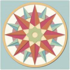 mariner's compass quilt block