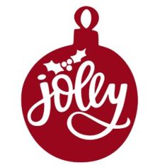 Jolly Ornament