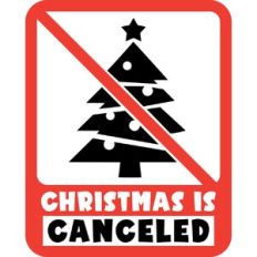 Christmas is Canceled Stamp
