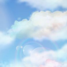 Holographic Rainbow Clouds