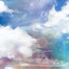 Fantasy Rainbow Clouds