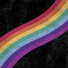 Retro 80's Rainbow Background