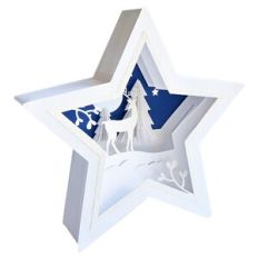 Christmas star reindeer