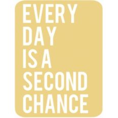 second chance 3x4 life card