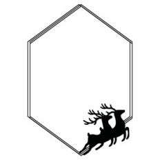 Reindeer Diamond Frame