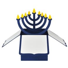 Hanukkah Menorah Card in a Box