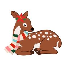 Winter Sleeping Deer