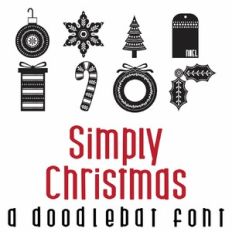 Simply Christmas Doodlebat Font