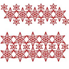 Nordic Star Geometric Borders