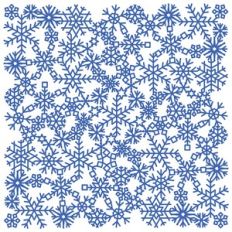 Snowflake Page Background or Overlay