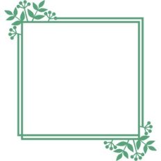 square leaves frame