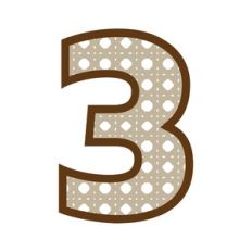 Number 3 Rattan