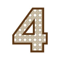 Number 4 Rattan