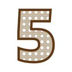 Number 5 Rattan