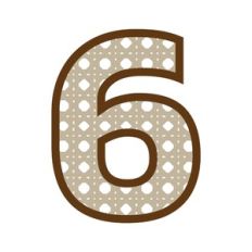 Number 6 Rattan