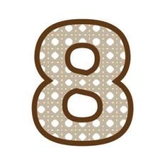Number 8 Rattan